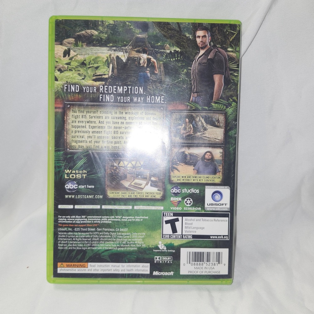 Lost Via Domus Xbox 360 Video Game Ubisoft ABC Studios 2008 NTSC CIB - Picture 3 of 3